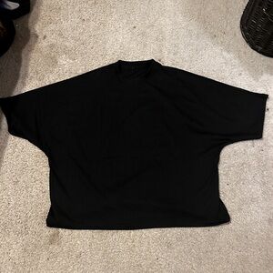 Blank black oversized tee sized medium